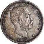 1883 Hawaii Dollar. EF-40 (PCGS).