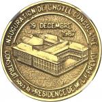 GUYANEVe République (1958 à nos jours). Médaille d’Or, inauguration de l’Hôtel consulaire 1987.