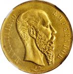 MEXICO. 20 Pesos, 1866-Mo. Mexico City Mint. Maximilian. NGC MS-62.
