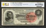 Fr. 243. 1886 $2 Silver Certificate. PCGS Banknote Choice Uncirculated 64 PPQ.