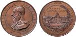 1888年比利时利奥波德二世纪念铜章