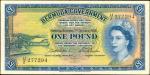 BERMUDA. Bermuda Government. 1 Pound, 1.10.1966. P-20d. Very Fine.