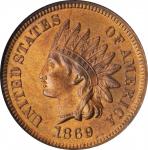 1869 Indian Cent. MS-66 RB (NGC). OH.