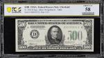 Fr. 2202-D. 1934A $500 Federal Reserve Mule Note. Cleveland. PCGS Banknote Choice About Uncirculated