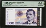 NORWAY. Lot of (2). Norges Bank. 1000 Kroner, 2001. P-52a. Consecutive. PMG Gem Uncirculated 66 EPQ 
