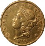 1861 Liberty Head Double Eagle. EF Details--Improperly Cleaned (NGC).
