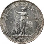 GREAT BRITAIN. Trade Dollar, 1895. NGC AU-58.