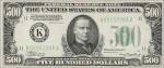 Fr. 2202-K. 1934A $500 Federal Reserve Note. Dallas. Choice Extremely Fine.