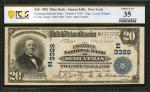 Seneca Falls, New York. 1902 Plain Back $20 Fr. 650. The Exchange NB. Charter #3329. PCGS Banknote C
