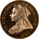 1901年澳大利亚复刻后铸壹圆银币。CANADA. Bronze Fantasy Dollar, "1901". Victoria. PCGS PROOF-68 Cameo.