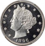 1896 Liberty Head Nickel. Proof-66 Cameo (PCGS). CAC.