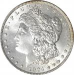 1904 Morgan Silver Dollar. VAM-3. MS-62 (ANACS).