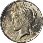 1923-S Peace Silver Dollar. MS-65 (PCGS).