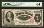 Fr. 216. 1886 $1 Silver Certificate. PMG Choice Uncirculated 64 EPQ.