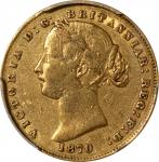 AUSTRALIA. Sovereign, 1870-SYDNEY. Sydney Mint. Victoria. PCGS EF-40.