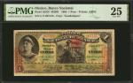 MEXICO. Banco Nacional de Mexico. 1 Peso, 1885. P-S255f. PMG Very Fine 25.