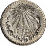 MEXICO. Peso, 1920/10-M. Mexico City Mint. PCGS EF-45.