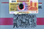 Singapore 1990, $50 Commemorative (KNB47a:P31) S/no. 193922 UNC with folder