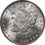1885 Morgan Silver Dollar. MS-64+ (PCGS).