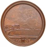 Italian mints. NAPOLI Medaglia 1881 Napoli al lavoro nazionale - Opus: L. I. AE (g 96 37 - Ø 60 mm) 