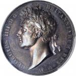 GREAT BRITAIN. George IV Coronation Silver Medal, 1821. London Mint. PCGS SPECIMEN-63 Gold Shield.