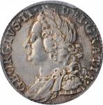 GREAT BRITAIN. Shilling, 1758. London Mint. George II. PCGS MS-62 Gold Shield.