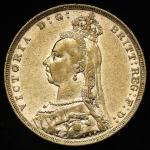 GREAT BRITAIN Victoria ヴィクトリア(1837~1901) Sovereign 1889 M 返品不可 要下見 Sold as is No returns   スクラッチ(聖ジョ