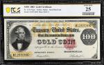 Fr. 1214. 1882 $100 Gold Certificate. PCGS Banknote Very Fine 25.