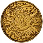AH1334阿拉伯汉志王国哈希姆金币 NGC MS 62 al-Husayn b. Ali, 1916-1924, AV dinar