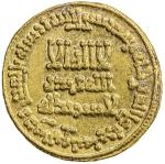 ABBASID: al-Mansur, 754-775, AV dinar (4.22g), NM, AH144, A-212, lovely strike, choice EF.