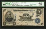 Logan, Iowa. $5 1902 Date Back. Fr. 590. The First NB. Charter #6771. PMG Very Fine 25. Serial Numbe