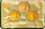 Lot of (3) Harry S. Truman Foundation Good Neighbor Award and Related Medals. Gold Filled. Two Examp