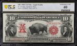 Fr. 122. 1901 $10 Legal Tender Note. PCGS Banknote Extremely Fine 40.