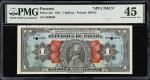 PANAMA. Banco Central de Emision de la Republica de Panama. 1 Balboa, 1941. P-22s. Specimen. PMG Cho
