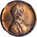 1913 Lincoln Cent. Proof-66 RB (NGC).