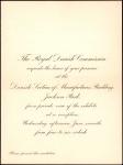Invitation of the Royal Danish Commission of the Worlds Columbian Exposition to a Private Viewing of