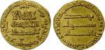 ABBASID: al-Mansur, 754-775, AV dinar (4.22g), NM, AH143, A-212, bold VF.