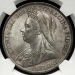 GREAT BRITAIN Victoria ヴィクトリア(1837~1901) Crown 1900LXIV NGC-MS63+ UNC