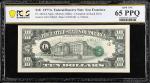 Fr. 2024-L. 1977A $10 Federal Reserve Note. San Francisco. PCGS Banknote Gem Uncirculated 65 PPQ. Ov