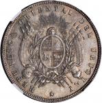 URUGUAY. Peso, 1893/73-So. NGC MS-64.