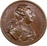 1783 Peace of Versailles Medal. Betts-611. Copper, 41.6 mm. MS-64 BN (PCGS).