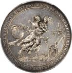 POLAND. Danzig. Peace of Westphalia Silver Medal, ND (1644). PCGS Genuine--Filed Rims, SP Secure Hol