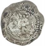 TURK YABGHUS: Anonymous， late 6th or 7th century， AR drachm 403。72g41， Zeno-236308 40this piece41， S