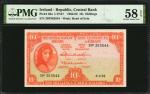 IRELAND, REPUBLIC. Central Bank of Ireland. 10 Shillings, 1962-68. P-63a. PMG Choice About Uncircula