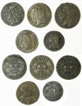 Ireland, James II, Dublin, Gunmoney (1688-91), Shillings (4), large size (3), 1689, October (2), lau