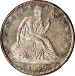 1849-O Liberty Seated Half Dollar. WB-6. Rarity-3. MS-61 (NGC).