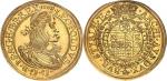 AUTRICHELeopold I (1618–1632). 5 ducats, 1669, Graz. Obv. LEOPOLDVS. - .D. G. R. I. S. A. G. H. ET. 
