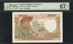 FRANCE. Banque de France. 50 Francs, 1940-42. P-93. PMG Superb Gem Uncirculated 67 EPQ.