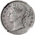 1896, 1898及1899年海峡殖民地2毫银币，中乾评XF40，XF45及AU50