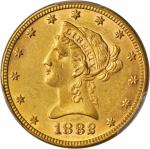 美国1882年10美元金币。